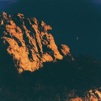 Mt. Lemmon in orange and blue - Free image #322625