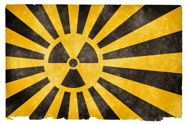 Nuclear Burst Grunge Flag - бесплатный image #323415