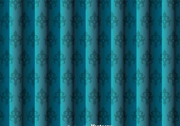 Blue Wall Tapestry - vector gratuit #327125 