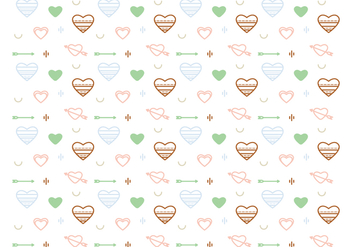 Free Heart Vector Pattern #2 - Free vector #327585