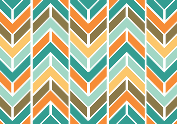 Colorful funky chevron pattern vector - Free vector #328935