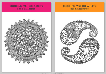 Free Coloring Pages For Adults - vector gratuit #330045 