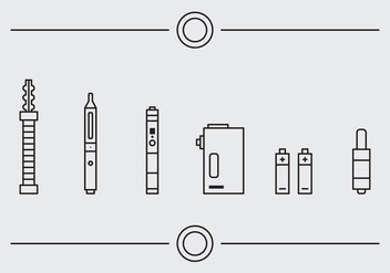 Free Vape Vector Icons #1 - Free vector #331355