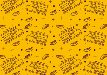 Free Foodtruck Vector Patterns #2 - Free vector #332695
