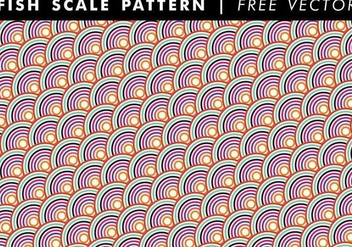 Fish Scale Pattern Free Vector - бесплатный vector #333365