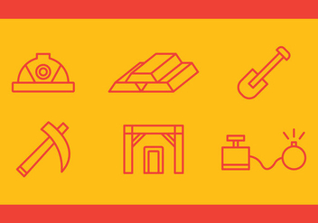 Free Gold Mine Vector Icons #3 - Free vector #333875