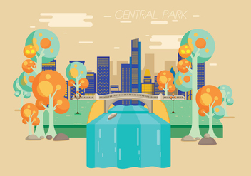 Central Park Vector - vector gratuit #333885 