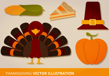 Thanksgiving Vector Set - Kostenloses vector #333905