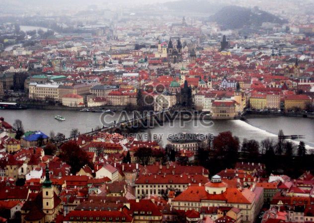 Prague from height in winter - image gratuit #335135 