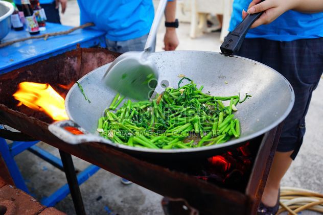 Stir Fried Swamp Cabbagefor open air cooking - Kostenloses image #335205