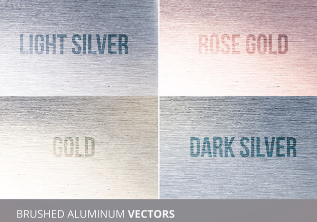Brushed Aluminum Vector Texture - vector gratuit #335455 
