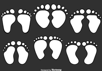 Baby Footprints - Free vector #336515