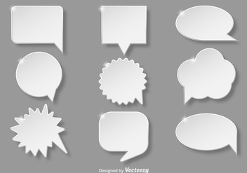 White callout collection - Free vector #337135