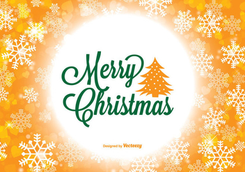 Colorful Merry Christmas Illustration - vector #338165 gratis
