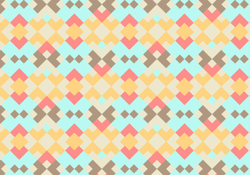 Coral Abstract Geometric Vector Background - Free vector #341355