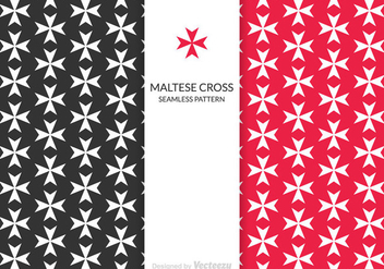 Free Maltese Cross Vector Pattern - vector gratuit #341375 