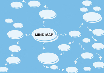 Mind Map Template - vector #342215 gratis