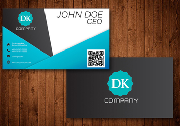 Vector abstract creative business cards - vector gratuit #342395 