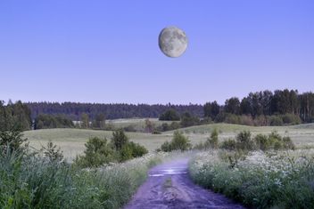 Moon sky landscape astronomy - image gratuit #344175 