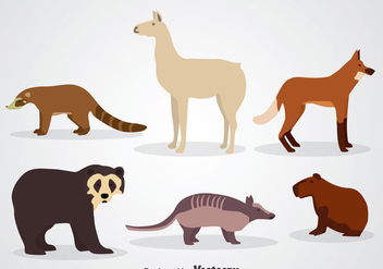 Wildlife Animal Icons - Free vector #344925