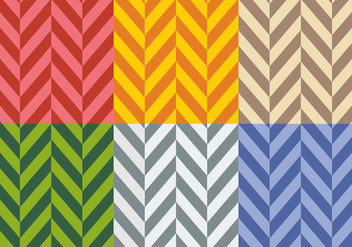 Free Flat Colors Herringbone Patterns - Free vector #345495