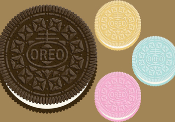 Oreo Cookie Vectors - vector gratuit #347105 