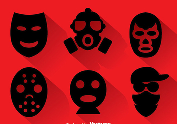 Robber Masks Collection - бесплатный vector #348225