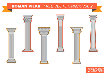 Roman Pillar Free Vector Pack Vol. 2 - Free vector #348835