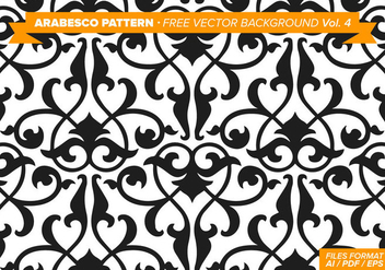 Arabesco Pattern Free Vector Background Vol. 4 - бесплатный vector #348865