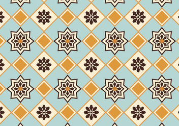 Moroccan Pattern Background Vector - Free vector #349515