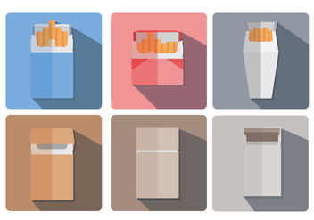 Cigarette Pack Vector - Free vector #349595