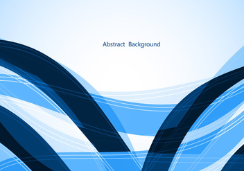 Free Blue Wave Vector background - Free vector #350105