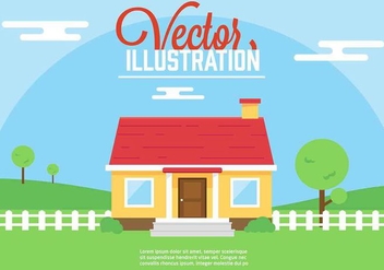 Free Vector House Illustration - Free vector #350395