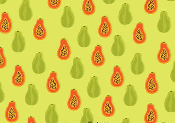 Papaya Seamless Pattern - Free vector #351915
