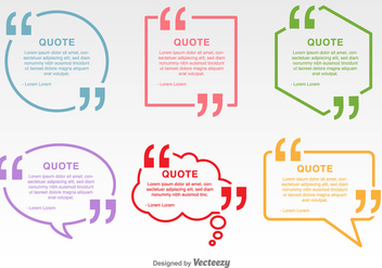Minimal Quotation Marks Vector Labels - Free vector #352295