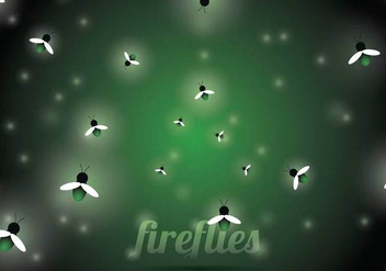 Firefly Vector Background - vector #352345 gratis