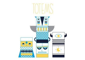 Free Totems Vector - Free vector #352485