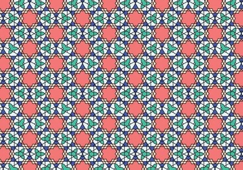 Geometric Moroccan Pattern Bakcground - vector #355225 gratis