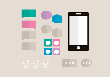 iMessage Vector Elements - Free vector #355625