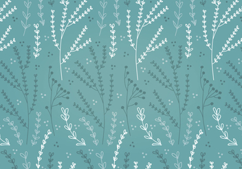 Free Teal Spring Flower Vector Patterns - vector gratuit #356405 