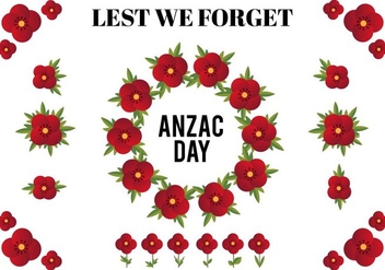 Free Vector Design Elements For Anzac Day - Free vector #356795