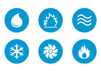 Free HVAC Icons Vector - Free vector #357025