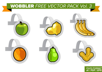 Wobbler Free Vector Pack Vol. 3 - vector #358045 gratis