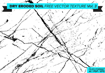 Dry Eroded Soil Free Vector Texture Vol. 3 - vector gratuit #358805 