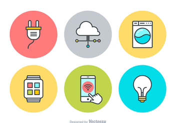 Free Internet Of Things Vector Icons - Free vector #359055