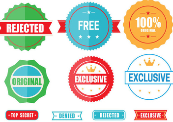 Free Colored Emblems Vector - Kostenloses vector #359805