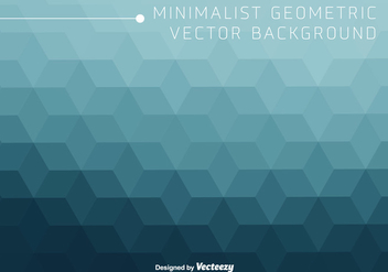 Vector Minimalistic Blue Rhombus Pattern - vector gratuit #361045 