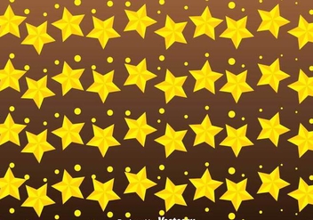 Gold Star And Circle Background - vector #361935 gratis