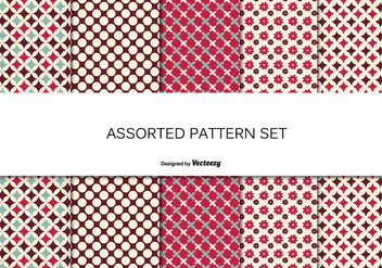 Assorted Pattern Set - Free vector #362695