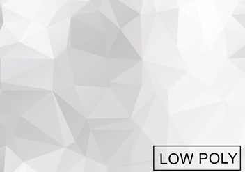 Light Grey Low Poly Background Vector - Kostenloses vector #362955